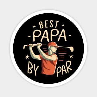 Best Papa By Par Funny Golf Dad Grandpa Father Magnet